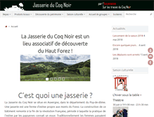 Tablet Screenshot of coq-noir.fr